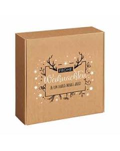 Geschenkbox "Frohe Weihnachten" 293 x 295 x 95 mm