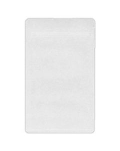 Weiße Standbodenbeutel aus Kraftpapier - ohne Fenster