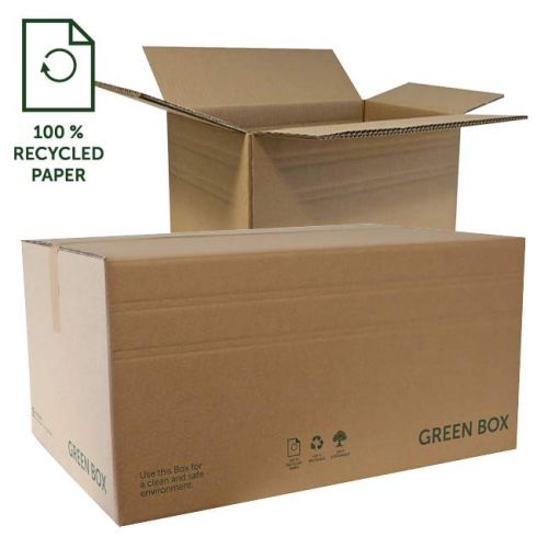 GREEN BOX Kartons aus 100 % recycelten Materialien